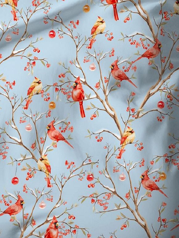 КПБ Перкаль 100% хлопок Кардиналы