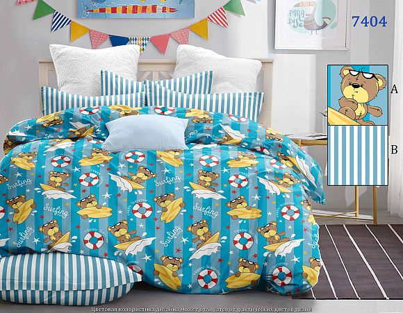 КПБ Бязь детская коллекция 100% 7404