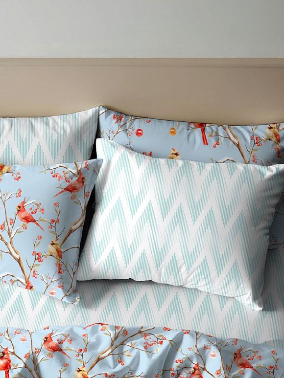 КПБ Перкаль 100% хлопок Кардиналы