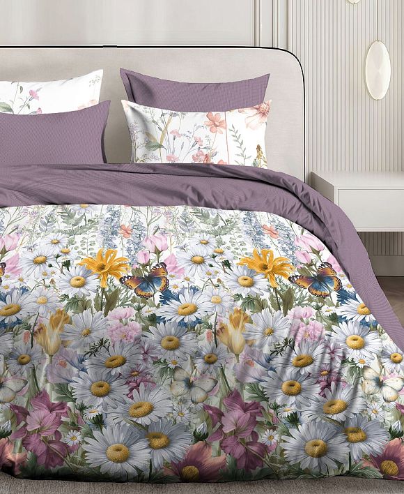 КПБ Перкаль 100% хлопок Любит-не-любит