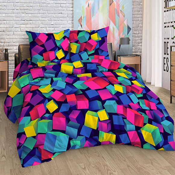 КПБ Бязь 3D артикул  Куб